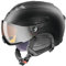 uvex Unisex-Erwachsene hlmt 300 Visor Skihelm, Black mat, 55-58 cm