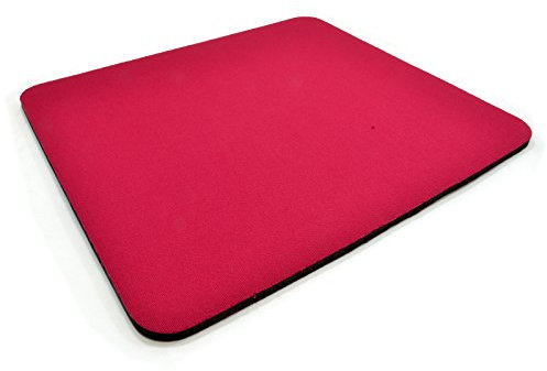 kenable RED Mouse Mat 6mm Foam Backed