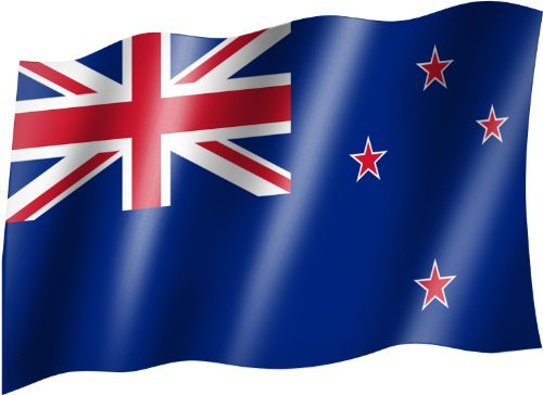 Sportfanshop24 Flagge/Fahne NEUSEELAND Staatsflagge/Landesflagge/Hissflagge mit Ösen 150x90 cm, sehr Gute Qualität