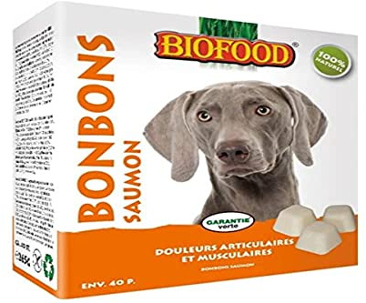 Biofood Maxi Salmon and Sheep Fat Treats for Dogs/Cats, 40 Pieces
