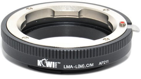 Kiwifotos LMA-L(M)_C/M Objektivadapter (Adapter, Adapterring) Leica M - Canon EOS-M