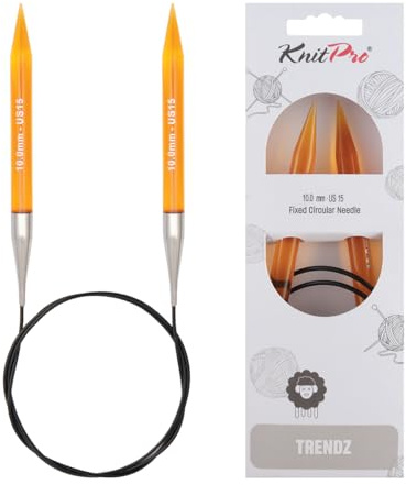 KnitPro Trendz Fixed Circular Needles 24 (60cm) | 10.00mm