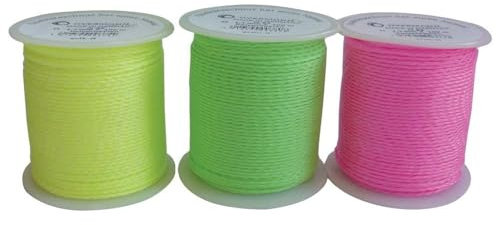 Overmann 0085013001800500AA - Filo da muratore, 1,3 mm x 50 m, in polipropilene, fluorescente