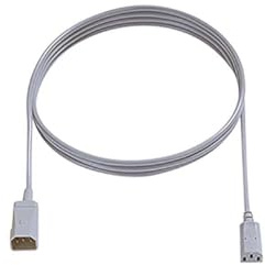BACHMANN 356.904 Verlängerung H05VV-F3G 1,0 mm², 2 m,C14/C13, Grau
