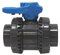 Fip 40mm pvc-ventil mit doppelter verbindung vib40c