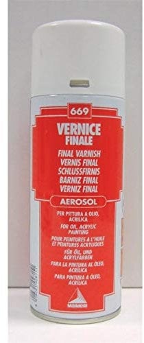 Maimeri Endlack Spray glänzend 400 ml 669 für Öl-, Acryl-, usw.