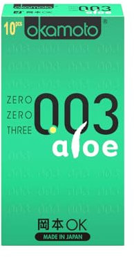 Okamoto 003 | Condoms | Aloe Jelly 10pc (japan import)