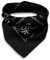 Oramics Bandana Koptuch Halstuch – 55 x 55 cm, gemustert: Paisley Muster – in verschiedenen Farben aus 100% Baumwolle, modernes Nikituch gegen Wind und Kälte (Schwarz)