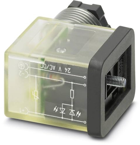 PHOENIX CONTACT SACC-VB-3CON-M16/B-1L-SV 24V Ventilstecker, 3 Polig, 6mm - 8mm Kabelaußendurchmesser, 26.200g