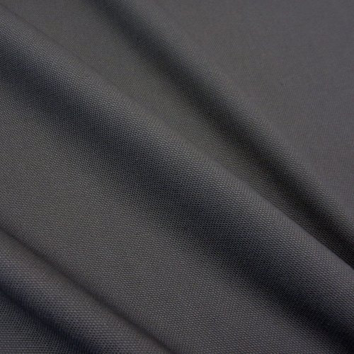 Stoff Meterware Baumwollstoff Panama Canvas anthrazit grau stabil