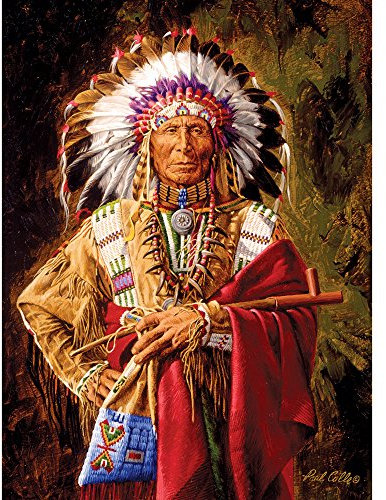 Bits and Pieces 1000 Stück Puzzle für Erwachsene-Leiter des Rosebud 1000 Pc Native American Jigsaw Durch Künstler Paul Calle