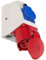 PCE 9225-6 CEE Wandsteckdose 32A 5polig 400V 1pc(s)