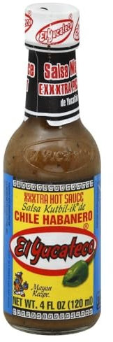 El Yucateco Salsa Kutbil-ik de Chile Habanero XXXtra Hot Sauce 120ml