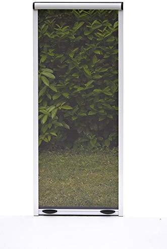 VERDELOOK Zanzariera a Rullo Verticale con Frizione e Telaio in Alluminio per Finestra, 80x170 cm, Bronzo