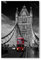 Postereck - 0121 - Roter Bus, Tower Bridge London England GB - Wandposter Fotoposter Bilder Wandbild Wandbilder - Poster - 4:3-40,0 cm x 30,0 cm