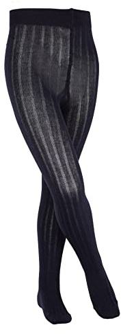 FALKE Unisex Kinder Classic Rib Strumpfhose atmungsaktive nachhaltige Baumwolle breiter Komfortbund für druckfreien Sitz weich hautfreundlich hochwertig gerippt einfarbig 1 Stück