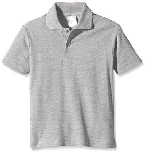 Stedman Apparel Jungen Polo/ST3200 Kurzarmshirt, Grey Heather, 5 Jahre