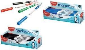 Maped Whiteboard-Marker Marker'Peps, schwarz, 12er Display