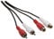 Valueline VLAP24205B100 - Rallonge audio stéréo - 2x RCA Mâles vers 2x RCA Femelle - 10m