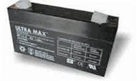 ULTRA MAX 6V 1.3AH (1.2AH) Battery Response Alarm Security Solar Alarm & Bell