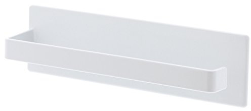 Yamazaki 3267 Porte-serviettes magnétique pour salle de bain, blanc, env. 18 x 4,5 x 5,1 cm (l x P x H)