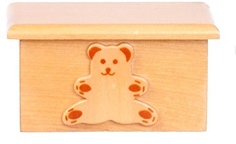 Melody Jane Puppenhaus Kinderzimmer Möbel Holz Teddybär Spielzeugkiste