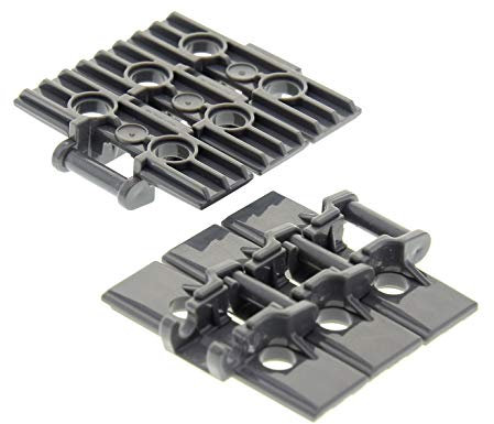 6 x Lego Technic Kettenglied Glieder Kette dunkel grau groß Panzer breit link chain 42006 8043 8275 57518