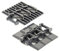 6 x Lego Technic Kettenglied Glieder Kette dunkel grau groß Panzer breit link chain 42006 8043 8275 57518