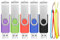 Clé USB 2.0 2 Go Lot de 5 Disque Flash USB Pivotante Cles USB 2Go Clef USB pour PC Stockage de Données Couleur Multicolore Pen Drive avec Cordes by FEBNISCTE