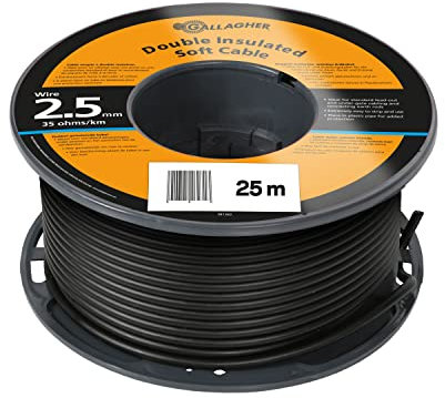 2,5 mm Gallagher Weidezaun Erdkabel/Zuleitungskabel - 25 m