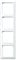JUNG AS584WW Abdeckrahmen 4-fach