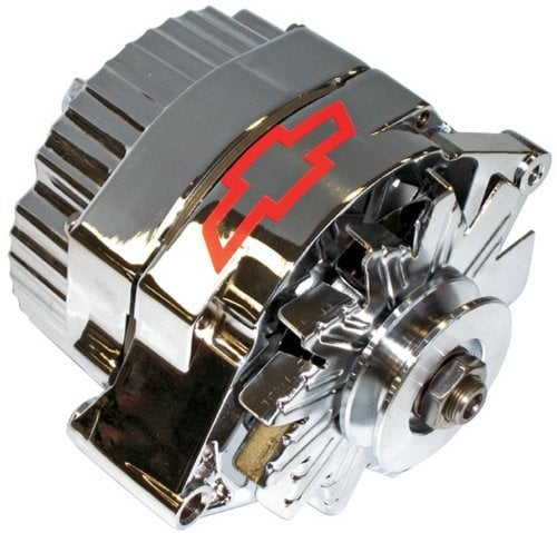 Proform 141-658 Lichtmaschine mit internem Regler und rotem Bowtie-Logo, 60 A, 10si, verchromt