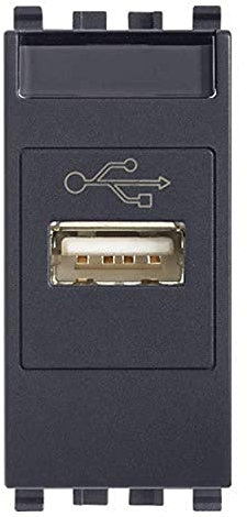 Vimar serie eikon - Toma usb gris