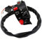PW Lenkerschalter 2 Universal kompatibel für ATV, Quad + MRD, links, Licht/Hupe/Kill, Schwarz, Rocker, Hebel, EIN-AUS