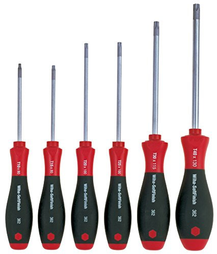 WIHA TX10-TX40 Torx Screwdriver Set 6 Pieces SoftFinish