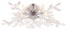 GLOBO Deckenlampe Deckenleuchte Beleuchtung Acrylblätter Leuchte FLASH 68541-5