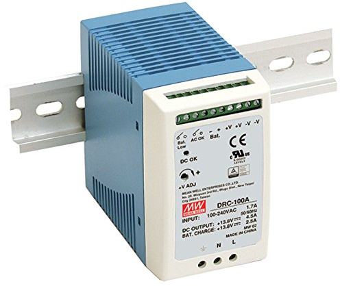 Mean Well DRC-100A Hutschienen-Netzteil (DIN-Rail) 13.8 V/DC 4.5A 96W 2 x