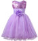 JerrisApparel Principessa Ragazza Fiore Paillettes Festa Matrimonio Vestito (8 Anni, Viola)