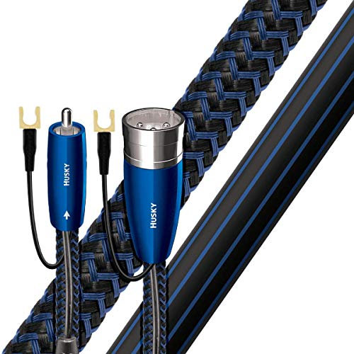 AudioQuest 8m Husky RCA Low-Frequency Subwoofer Audio Interconnect Nylon Braid