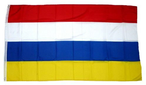 Fahne/Flagge Karneval Fasching Streifen 60 x 90 cm