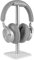 GEEKRIA Soporte de Aluminio para Auriculares, Soporte para Auriculares para Juegos, Soporte para Pantalla de Auriculares, Soporte de Escritorio de Silicona Antideslizante, Blanco