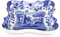 Spode Blaues italienisches Devonia-Tablett