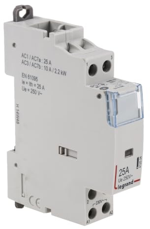 Legrand Mechanisms Modular 412524 – CONTACTOR 25 A 2 NC 230 V