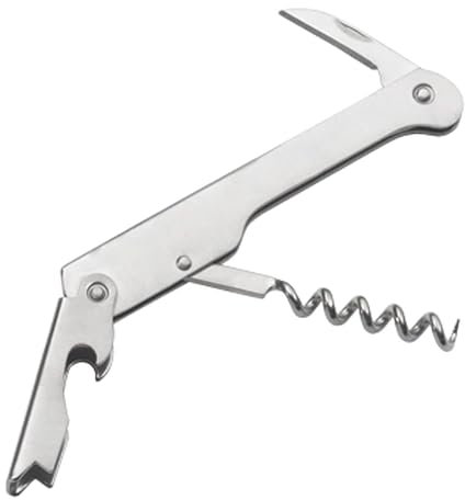 Pedrini Levatappi tascabile in acciaio inox multifunzione