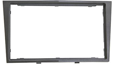 meins24 15120018 Doppel 2 DIN Radioblende passend für OPEL Astra H Astra Twin Top Corsa D Zafira B Antara Tigra - Farbe charcoal-metallic / anthrazit