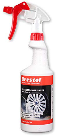 Brestol Felgenreiniger gebrauchsfertig 750 ml - für Alufelgen Stahlfelgen Autofelgen LKW-Felgen Leichtmetallfelgen Felgenglanz Felgenpflege sauer Bremsstaubentferner