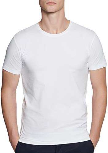 Seidensticker Herren Mens Shaped Pullover Tshirts Polos, Weiß, L EU