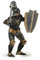 Papo 39275 Knight In Black Armour Tiere, Ritter Mit Schwarzer Rüstung, Spiel, Mehrfarben, 8cm