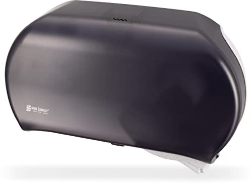 SJMR4000TBK - San Jamar Twin Roll Jumbo Tissue Dispenser
