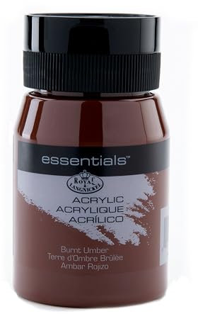 Royal & Langnickel Essentials Peinture Acrylique Terre d'ombre brûlée 500 ml